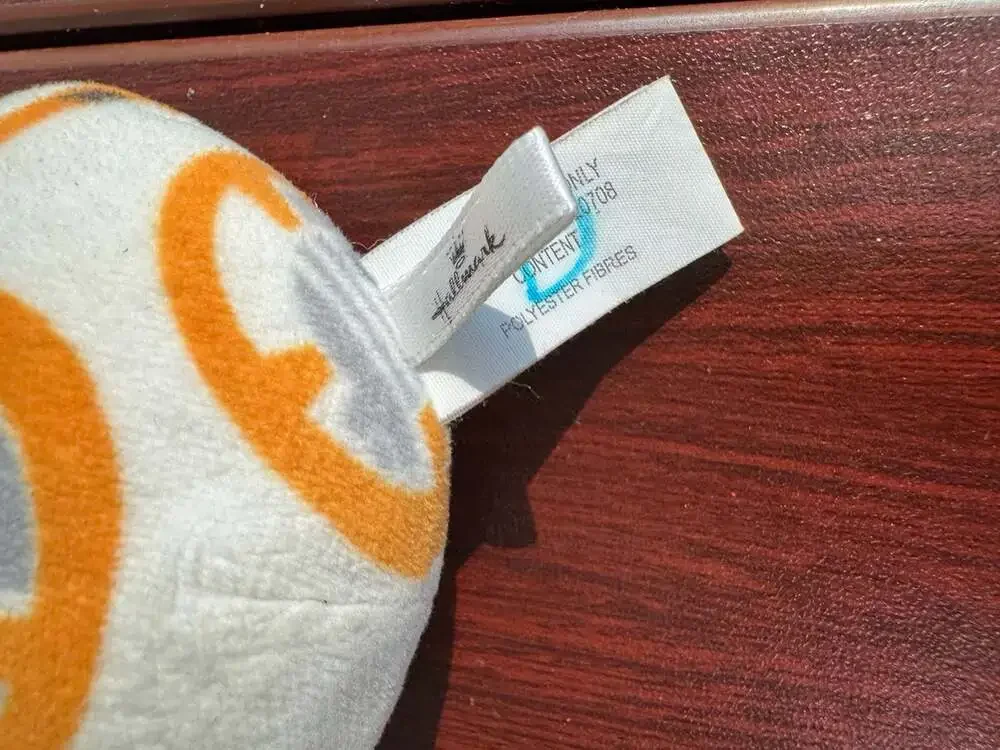 Hallmark Star Wars BB-8 Plush bag charm Clip-On Stuffed Toy